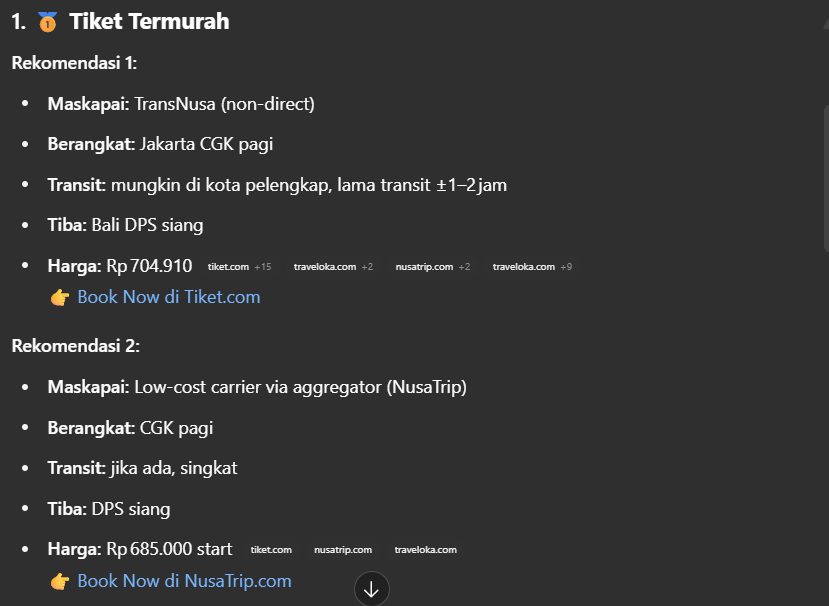 Temukan penerbangan termurah interface mockup